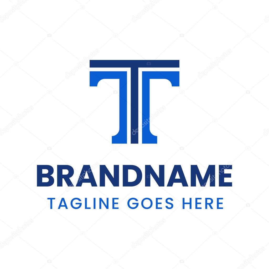 Letters TT Lowercase Logo, suitable for any business with TT or T initials