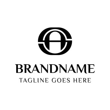 SA Monogram Logosu, AS veya SA baş harfli herhangi bir iş veya kimlik için