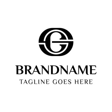 SC Monogram Logosu Harfleri, CS veya SC baş harfli herhangi bir iş veya kimlik için