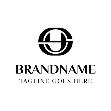 YS veya SY harfli herhangi bir iş veya kimlik için SY Monogram Logosu