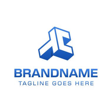 Harfler TC 3D Monogram Logosu, gücü, dinamizmi ve teknolojiyi simgeler