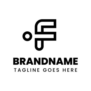 FI Monogram Logosu Harfleri, FI ve IF harfleri ile ilgili her iş için uygundur.