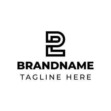 LP Monogram Logosu harfleri, LP veya PL harfleri ile başlayan her iş için uygundur