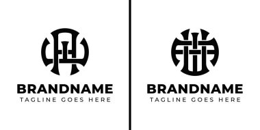 AW ve WA Monogram harfleri, WA veya AW harfleri ile iş yapmak için uygun.