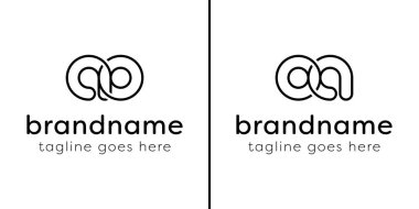 AO ve OA Monogram Hattı Logosu, OA veya AO harfleriyle başlayan her iş için uygundur.