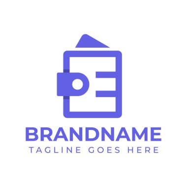 E Cüzdan Logosu, finansal güvenlik, tasarruf ve yeniliği simgeliyor