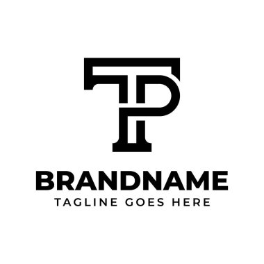 TP Monogram Logosu harfleri, TP veya PT harfleri olan her marka için uygundur.