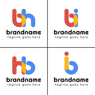 Harfler eğlenceli, enerjik ve neşe dolu bir logoyu temsil ediyor.