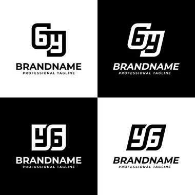 GY ve YG Monogram harfleri, GY veya YG harfleri olan her marka için uygun.