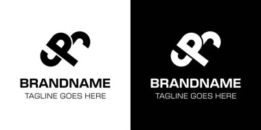 SP Monogram Logosu harfleri, SP veya PS baş harfleri olan her marka için uygundur