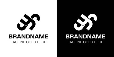 SY Monogram Logosu harfleri, SY veya YS baş harfleri olan her marka için uygundur