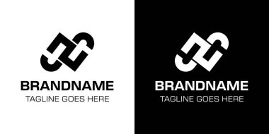 SZ Monogram Logosu Harfleri, SZ veya ZS baş harfleri olan her marka için uygundur