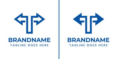 Harf T Exchange Arrow Logosu, finans, ticaret, lojistik