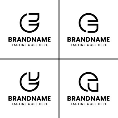 GJ EJ GU AB Monogram Logosu, GJ JG EJ JE UG AB 'nin baş harfleri