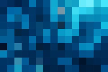 Mavi renkli mozaik özeti