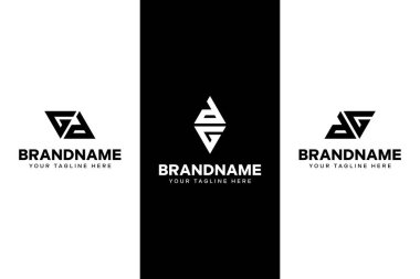 GD ve DG Üçgen Logosu harfleri, GD veya DG harfleriyle başlayan her iş için uygundur.