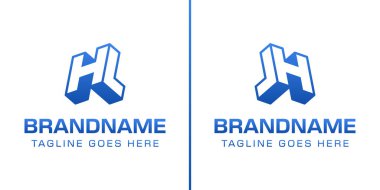 Harfler HL veya JH 3D Monogram Logosu, gücü, dinamizmi ve teknolojiyi simgeler.