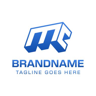 Harfler MC 3D Monogram Logosu, gücü, dinamizmi ve teknolojiyi simgeler.