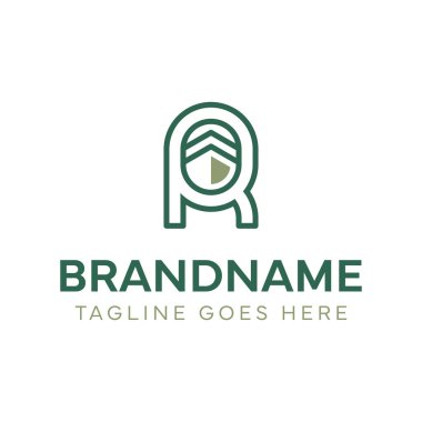 Hac veya Umrah gibi dini ve kültürel turlar yapan seyahat acenteleri için R Kabe Hattı logosu.