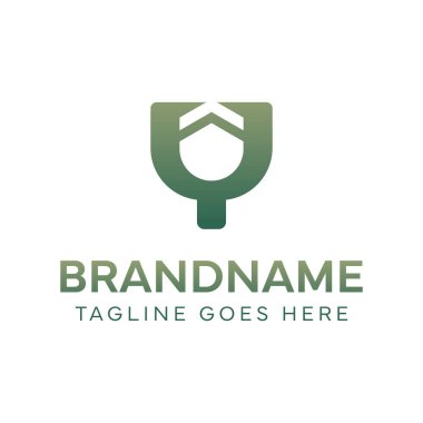 Hac veya Umrah gibi dini ve kültürel turlar yapan seyahat acenteleri için Y Kabe Logosu.