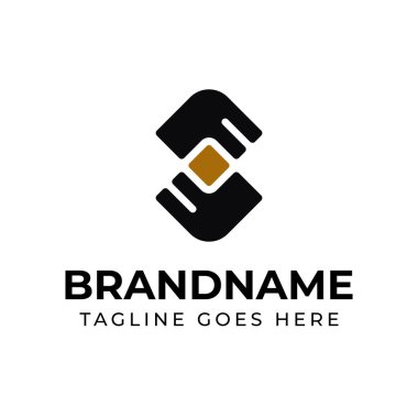 FY Elmas Monogram Logosu, lüks markalar, üst düzey mücevher şirketleri veya prim hizmetleri için.