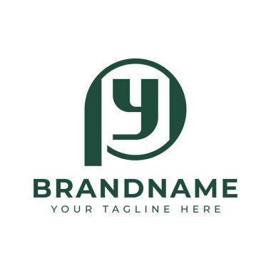 PY Monogram Logosu harfleri, YP veya PY harfleri olan her marka için uygundur.