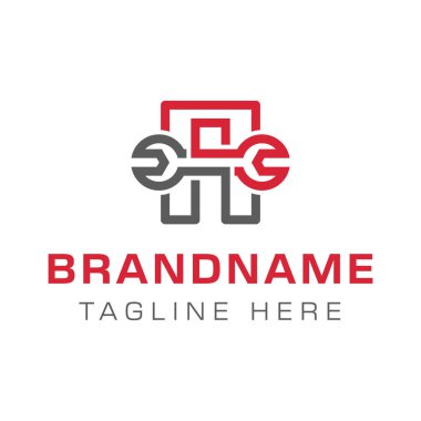 A harfi anahtar logosu, otomotiv, onarım veya mühendislik endüstrisi için ideal.