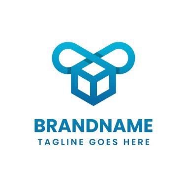 Sonsuz olasılıkları ve sürekliliği temsil eden Sonsuz Kutu Logosu
