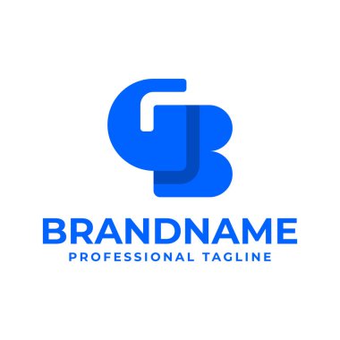GB Monogram Logosu harfleri, BG veya GB baş harfleri olan her marka için uygundur.