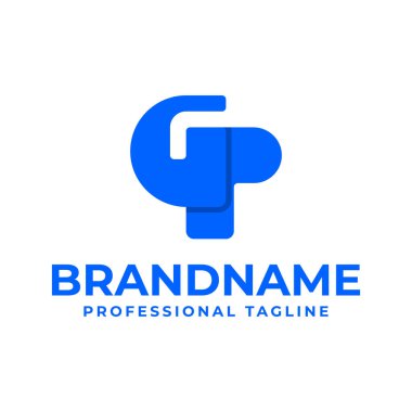 Harfler GP Monogram Logosu, PG veya GP baş harfleri olan her marka için uygundur