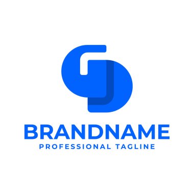 GD Monogram Logosu Harfleri, DG veya GD baş harfleri olan her marka için uygundur