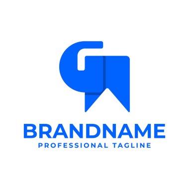 Harfler GW Monogram Logosu, herhangi bir marka için uygun WG veya GW baş harfleri