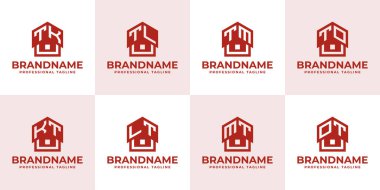 TK KT TL LT MT 'den OT Home Roof Logo' ya, evle ilgili her iş için uygun mektuplar