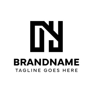New York Monogram Logosu harfleri, YN veya NY harfleri olan her marka için uygundur.