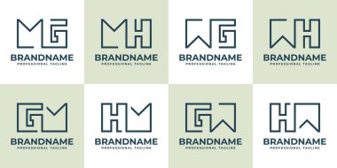 Harfler MG GM MH HM WG GW HH HW Monogram