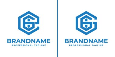 EGI ve GGI Hexagon Logosu harfleri, EGI, EIG, GIE, GEI, IGE, IEG, GIG, GIG, GGI, IGG baş harfleri, IGG