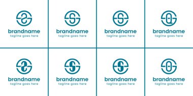 SZ SS SQ So Monogram Logosu, profesyonelliği ve modern kimliği simgeliyor