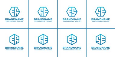 ER RE SE Hexagon Logosu Set, yapıyı, dengeyi ve birliği simgeliyor