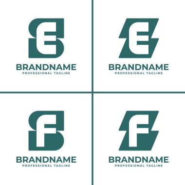 SE ZE SF Monogram Logosu, kimlik, tarz ve mesleki ayrımı simgeleyen harfler