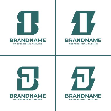SI ZI SJ ZJ Monogram Logosu, kimlik, tarz ve mesleki ayrımı simgeliyor