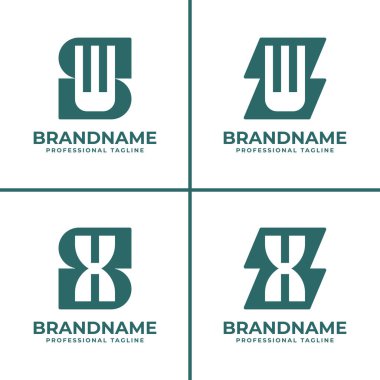 SW ZW SX ZX Monogram Logosu, kimlik, tarz ve mesleki ayrımı simgeler