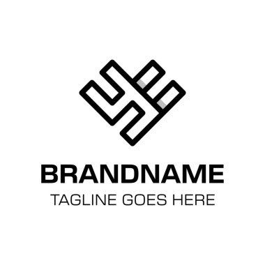 YH Monogram Logosu harfleri, HY veya YH harfleri olan her marka için uygundur.