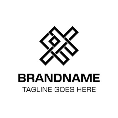 AY Monogram Logosu harfleri, YA veya AY harfleri olan her marka için uygundur.