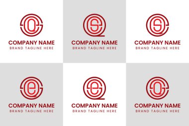 SEQ SQE QES QSE EQS ESQ Monogram Logosu, her iş için uygun
