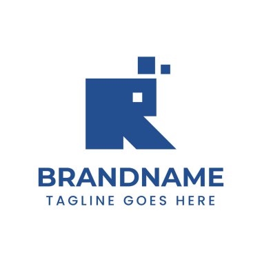 R Arrow Teknoloji Logosu, gelişimi, yeniliği ve teknolojiyi simgeliyor.