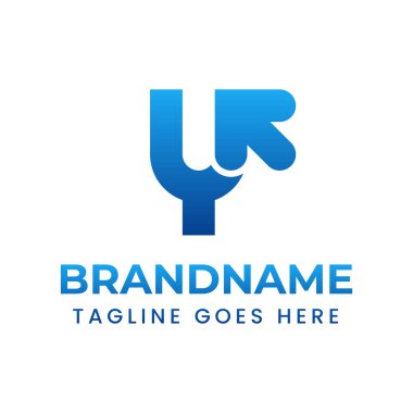 Y Arrow Teknoloji Logosu, gelişimi, yeniliği ve teknolojiyi simgeliyor.