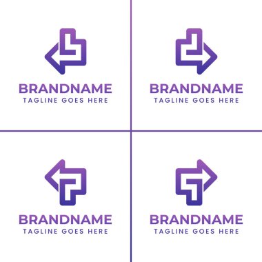 B D P Q Arrow Teknoloji Logosu, gelişimi, yeniliği ve teknolojiyi simgeliyor.