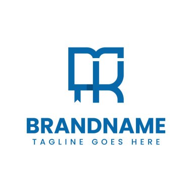 Harf K veya MK Kitap Eğitim Logosu, bilgiyi, ilhamı ve akademik mükemmelliği simgeliyor