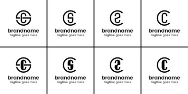 SC CS CZ Monogram Logosu, profesyonelliği ve modern kimliği simgeliyor.