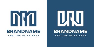 MA ve WA Monogram Logosu, MA AM WA baş harfleri olan her marka için uygundur.